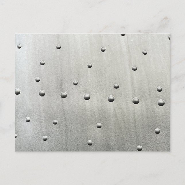 Cartão Postal De Festividades Detalhe do Alumínio da Pele da Aeronave (Frente)