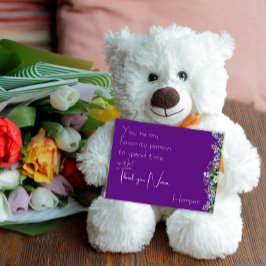 Cartão Postal De Festividades Dia da Mãe das Vovó floral de Watercolor