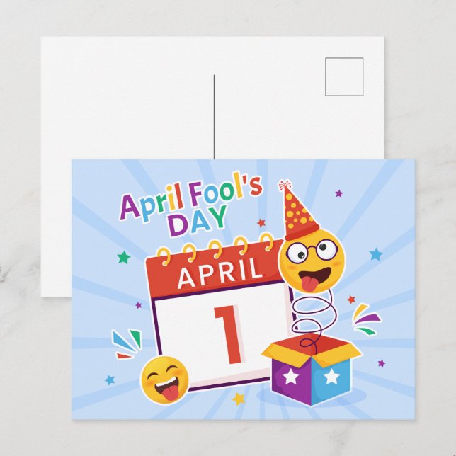 Cartão Postal De Festividades Dia da Pena de Abril (Frente/Verso)