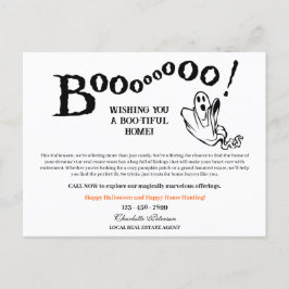 Cartão Postal De Festividades Dia de as Bruxas engraçado Real Estate