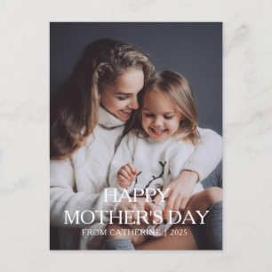 Cartão Postal De Festividades Dia de as mães 1 minimalista moderno