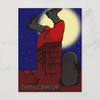 Cartão Postal De Festividades Dia de Natal