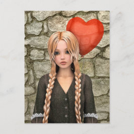 Cartão Postal De Festividades Dia de os namorados