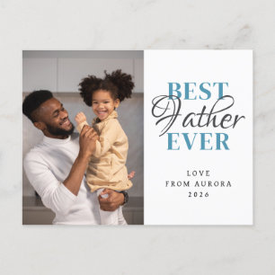 Cartão Postal De Festividades Dia de os pais 1 minimalista feliz