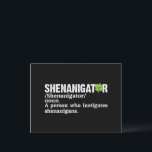 Cartão Postal De Festividades Dia de São Patrício de Definição do Shenanigator<br><div class="desc">Dia de São Patrício de Definição do Shenanigator</div>