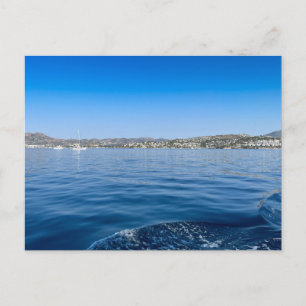 Cartão Postal De Festividades Dia de Verão do Mar Egeu