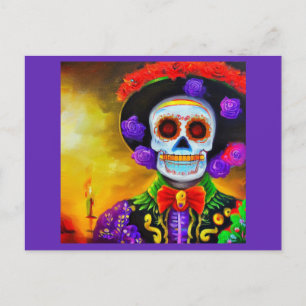 Cartão Postal De Festividades Dia do Homem Morto 1