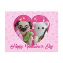 Dia do Namorados de Pastel Rosa-Rosa-Cachai