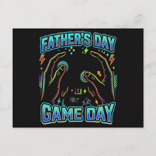 Cartão Postal De Festividades Dia dos Pais, Dia de Jogo