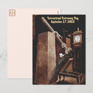 Cartão Postal De Festividades Dia Internacional da Astronomia
