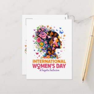 Cartão Postal De Festividades Dia Internacional da Mulher
