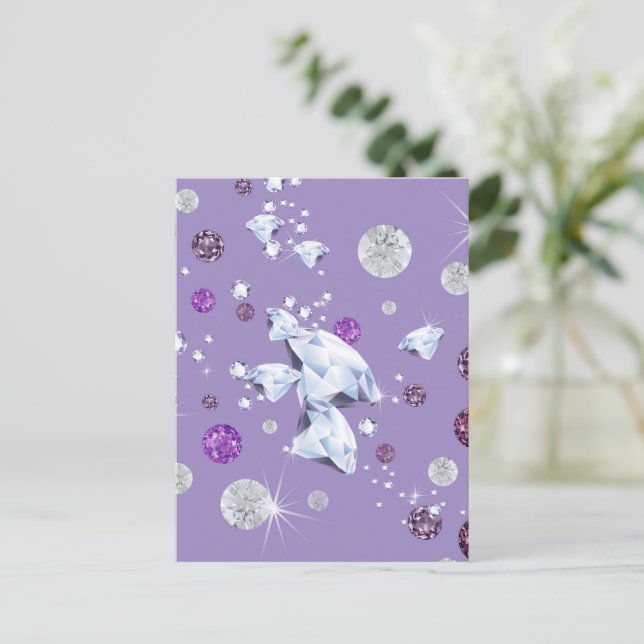 Cartão Postal De Festividades Diamond Galaxy 2 (Em pé/Frente)