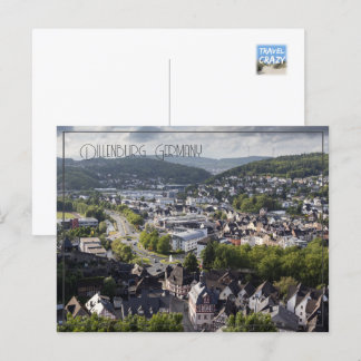 Cartão Postal De Festividades Dillenburg Evening Cityscape Alemanha