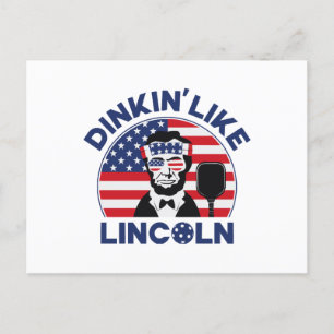 Cartão Postal De Festividades Dinkin Tal Lincoln