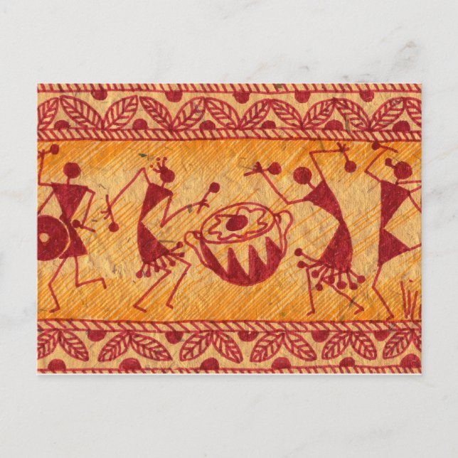 Cartão Postal De Festividades Diwali Card (Frente)