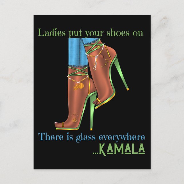 Cartão Postal De Festividades Do Vice-Presidente Ao Presidente Kamal Harris 2024 (Frente)