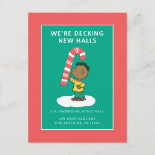 Cartão Postal De Festividades Doce de Hortelã Franklin