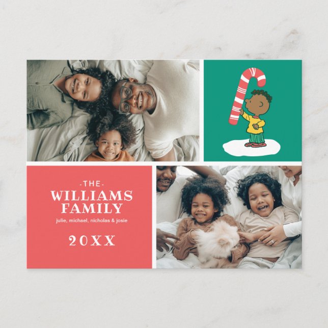 Cartão Postal De Festividades Doce de Hortelã Franklin (Frente)