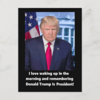 Donald Trump eu amo acordar popular