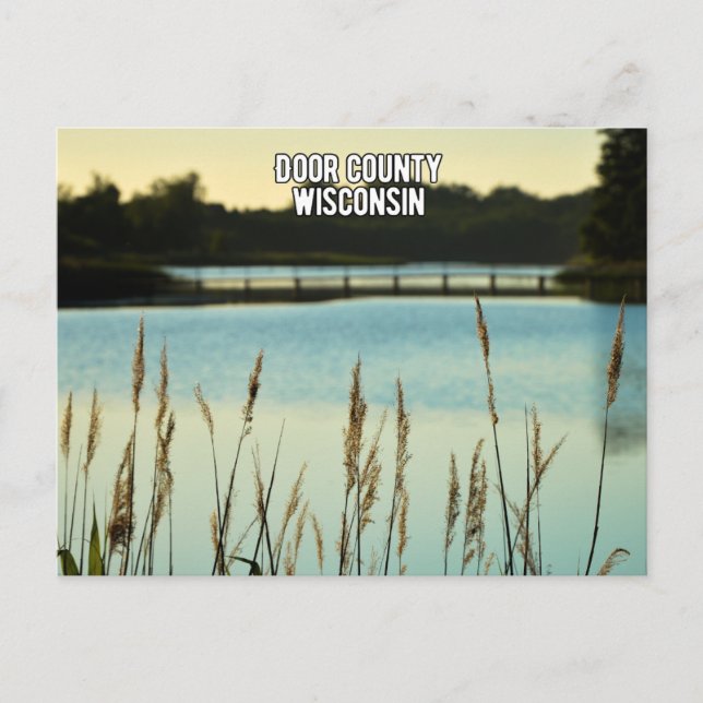 Cartão Postal De Festividades Door County Wisconsin (Frente)