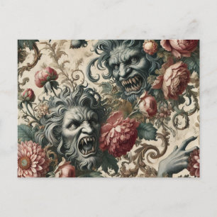 Cartão Postal De Festividades Doppelganger Malevolence - Vitoriano Gótico