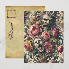 Cartão Postal De Festividades Dores de Fome Barroca - Vitoriano Gótico