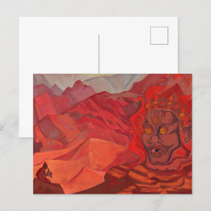 Cartão Postal De Festividades Dorje, a ousada de Nicholas Roerich