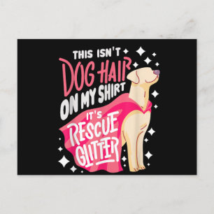 Cartão Postal De Festividades Dossiê do Cachorro I Isto não é cabelo de cão no m