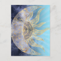 Dourada Lua Sun Mandala Celestial Design