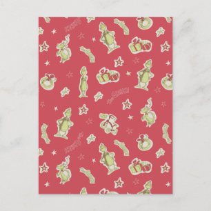 Cartão Postal De Festividades Dr. Seuss Grinch Gato Maluco Clássico