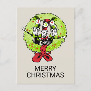 Cartão Postal De Festividades Dr Seuss   The Grinch   Who-ville Christmas Joy