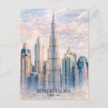 Dubai Burj Khalifa Cidade de Luxo Paisagem Urbana 