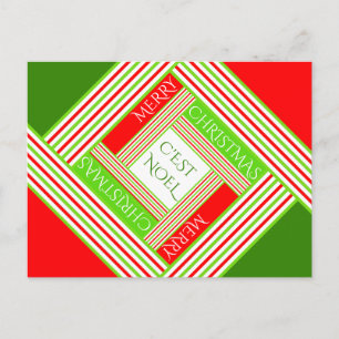 Cartão Postal De Festividades É Natal / Feliz Natal