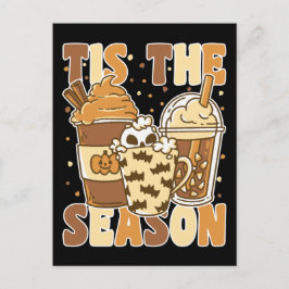 Cartão Postal De Festividades É o Café da Campanha Chupa-Chupa com Vintage