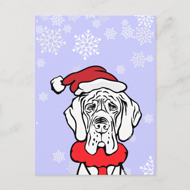 Cartão Postal De Festividades É tempo do Natal (Frente)