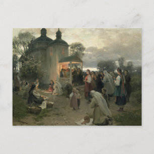 Cartão Postal De Festividades Easter Matins