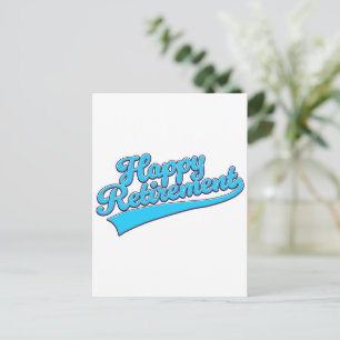 Cartão Postal De Festividades Edição Azul de Reforma Feliz