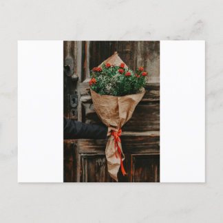 Cartão Postal De Festividades Een bloemetje
