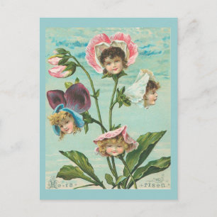 Cartão Postal De Festividades Ele É Risen Vintage Páscoa Cristã