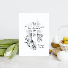 Cartão Postal De Festividades Ele É Risen Vintage Páscoa Cristã