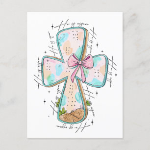 Cartão Postal De Festividades Ele Está Risado: Um Tributo De Páscoa Radiante