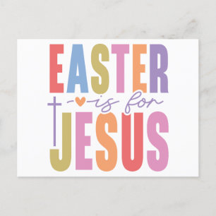 Cartão Postal De Festividades Ele ressuscitou a páscoa cristã feliz Jesus Deus a