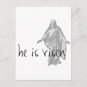 Cartão Postal De Festividades ele ressuscitou jesus cristo páscoa lds mórmons