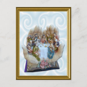 Cartão Postal De Festividades Ele tem o mundo inteiro em suas mãos