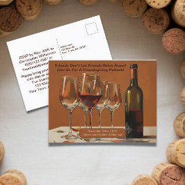 Cartão Postal De Festividades Elegante Cartão de Ação de Graças dos Amigos Pinta