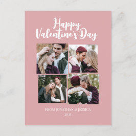 Cartão Postal De Festividades Elegante dia de os namorados romântico casal 4