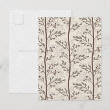 Elegante Floral Pequenos Botões de Flor Arte Posta