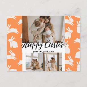 Cartão Postal De Festividades elegante Páscoa moderna, terceira colagem fotográf