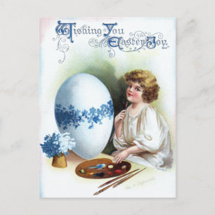 Cartão Postal De Festividades Ellen H. Palheta: Ovo de Páscoa 3