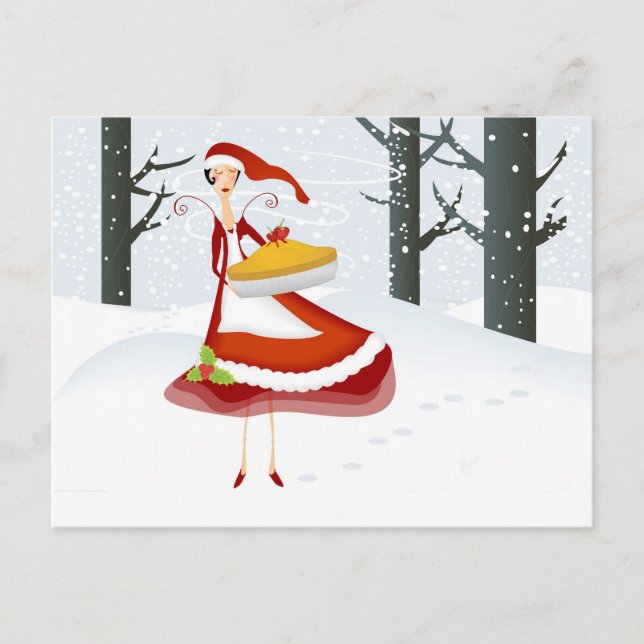 Cartão Postal De Festividades Elogio do feriado (Frente)